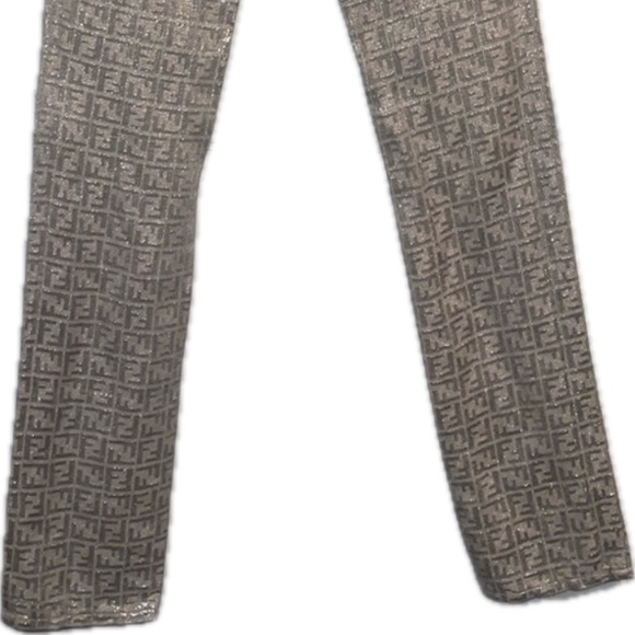 Metallic logo Fendi pants - Picture 5 of 11